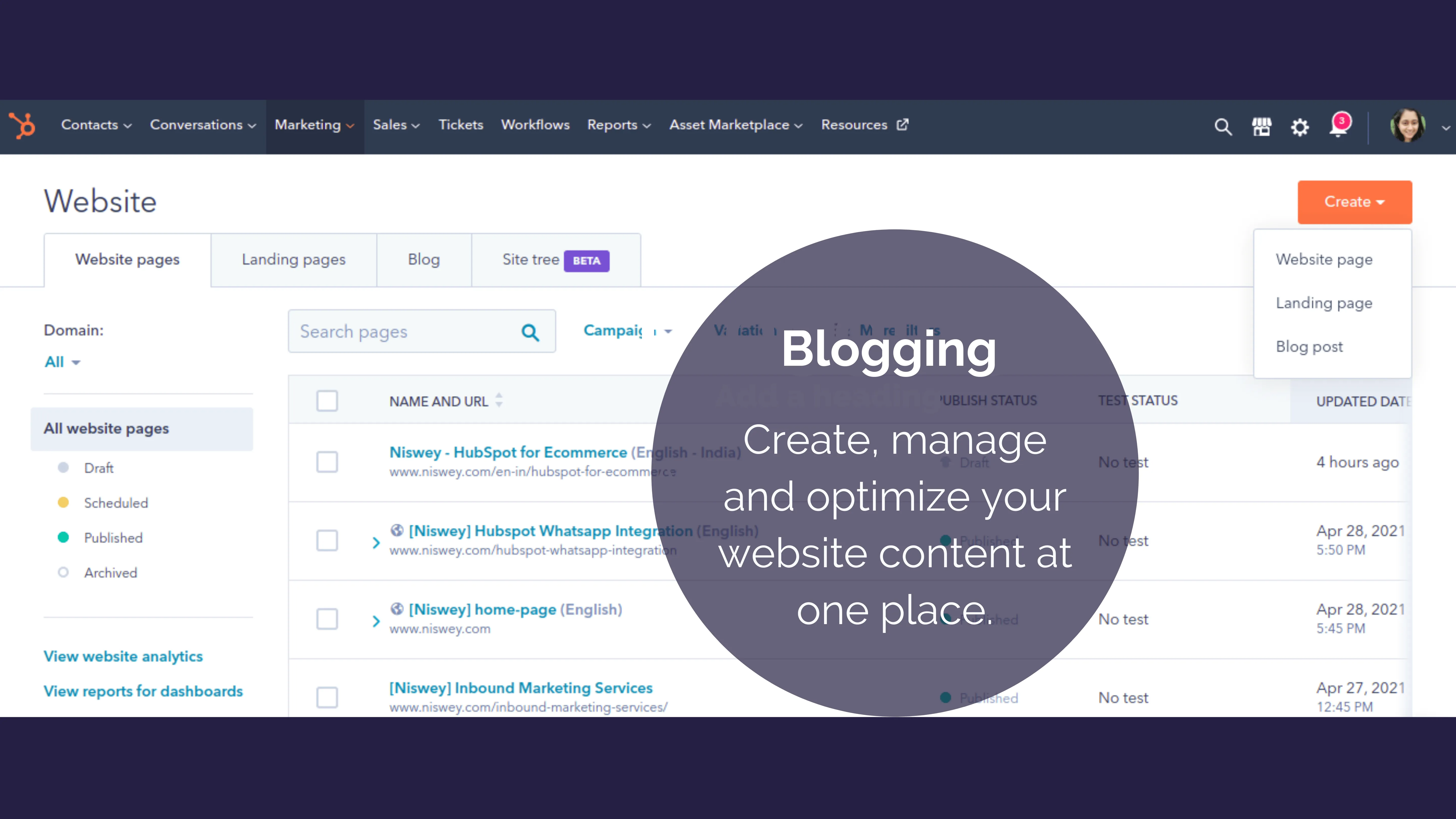HubSpot's blogging features valuable for content marketing